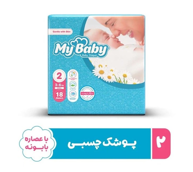 admin-ajax پوشک مایبیبی سایز 2 بسته 18 عددی - تصویر 1